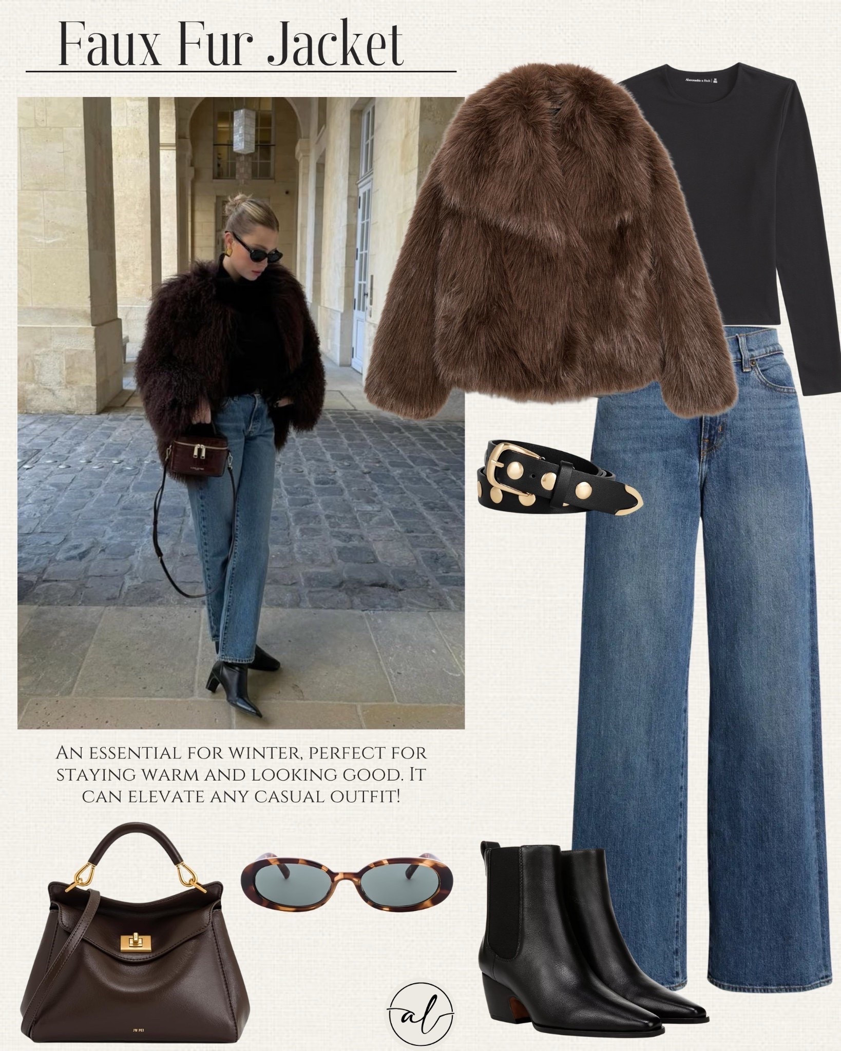 Winter outfit - Faux Fur Jacket: an essential for winter, perfect for staying warm and looking good. It can elevate any casual outfit! 


#LTKU #LTKSeasonal #LTKootd