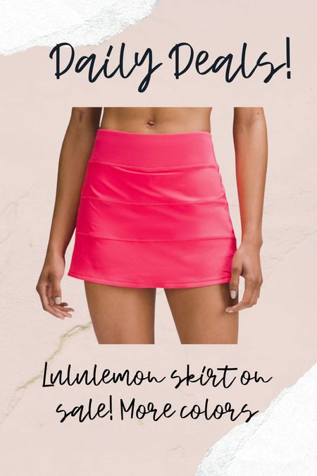 Lululemon tennis skirt 

#LTKfitness #LTKsalealert #LTKfindsunder50