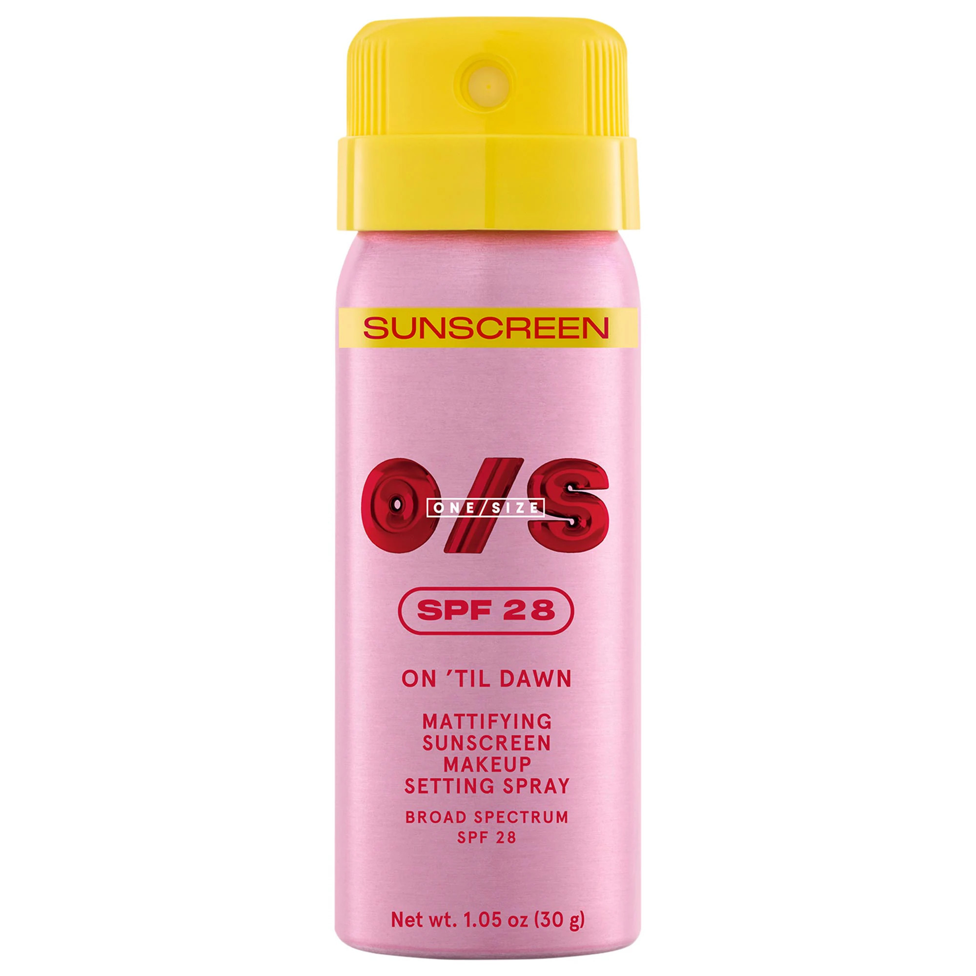 ONE/SIZE by Patrick Starrr Mini On 'Til Dawn Mattifying Sunscreen Makeup Setting Spray SPF 28 1.05 oz/30 mL | Sephora (US)