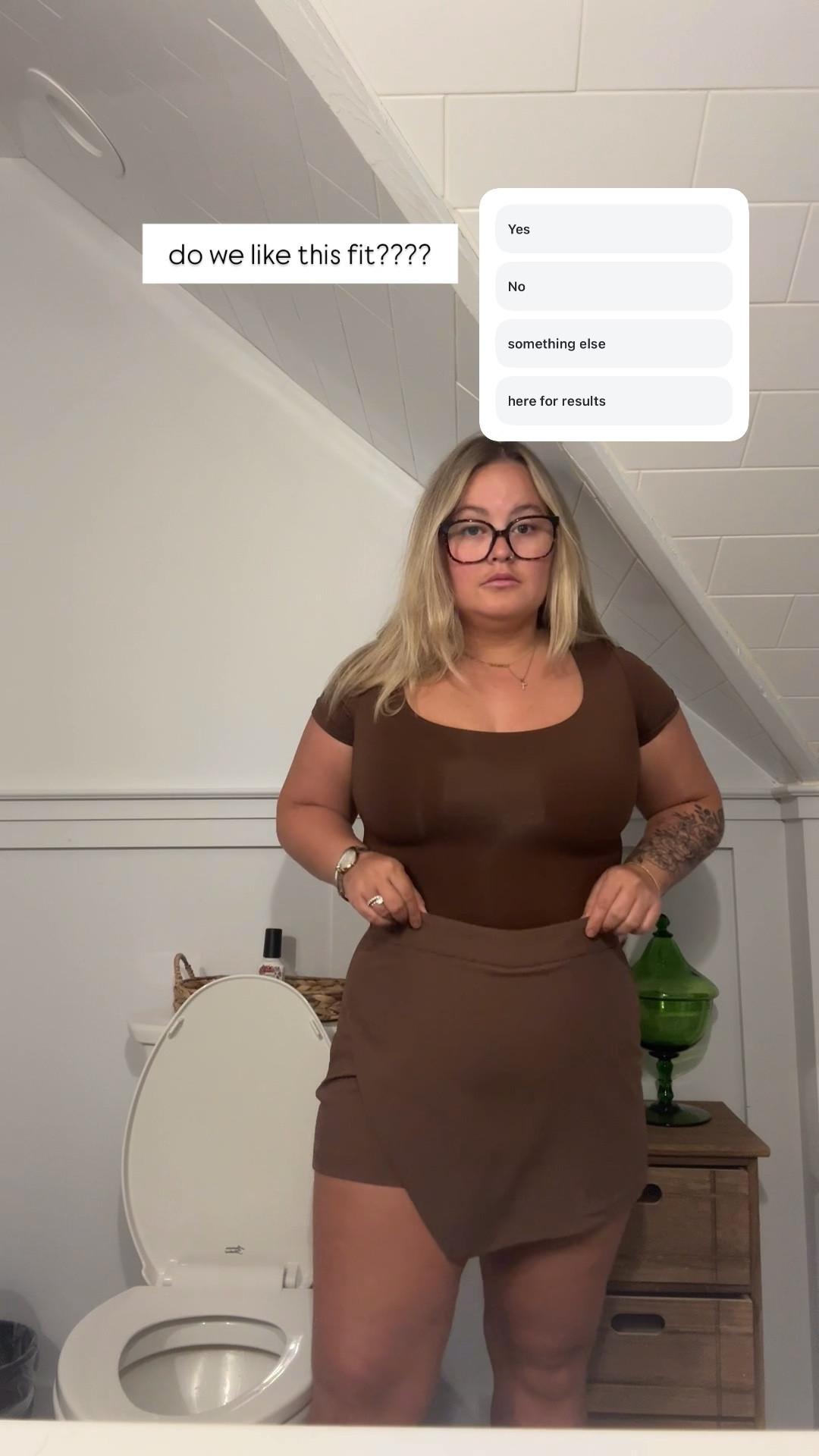 Chocolate monochrome moment 🤎 obsessed with this skort + Skims dupe top combo—soft, flattering, and so easy to style for fall. #LTKFallStyle #LTKOutfit #LTKUnder50 #LTKFinds #NeutralOutfit #BrownAesthetic #FallOutfitInspo #MonochromeLook #SkimsDupe #OOTD #FallStyle 

#LTKFindsUnder100 #LTKSeasonal #LTKWorkwear