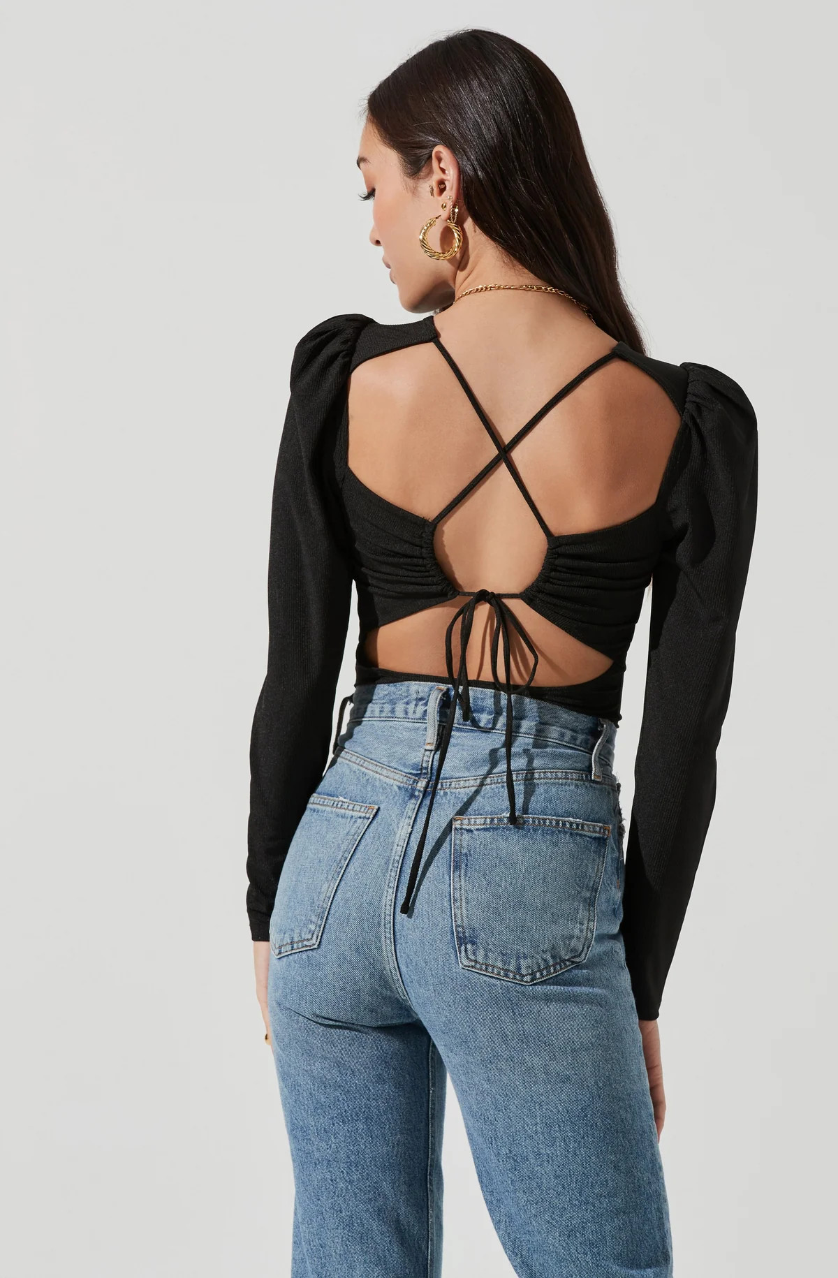 Multi Back Cutout Bodysuit | ASTR The Label (US)