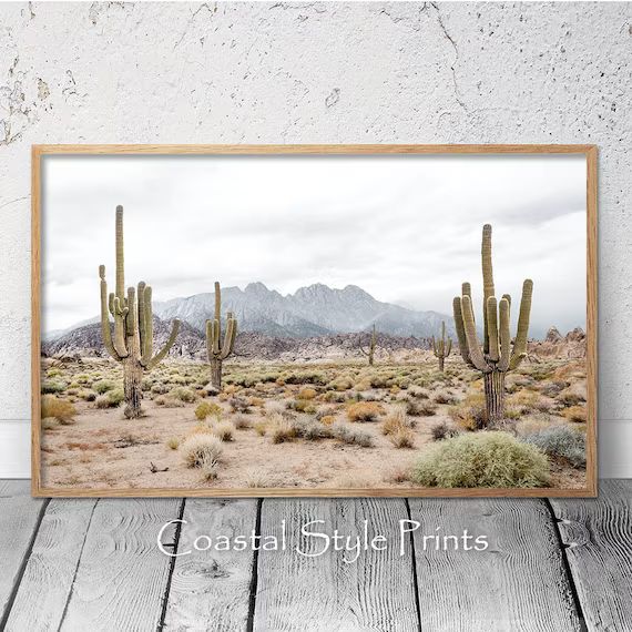 Desert Wall Art, Desert Decor,Desert Photography,Cactus Wall Art,Southwestern Decor,Landscape Pri... | Etsy (US)