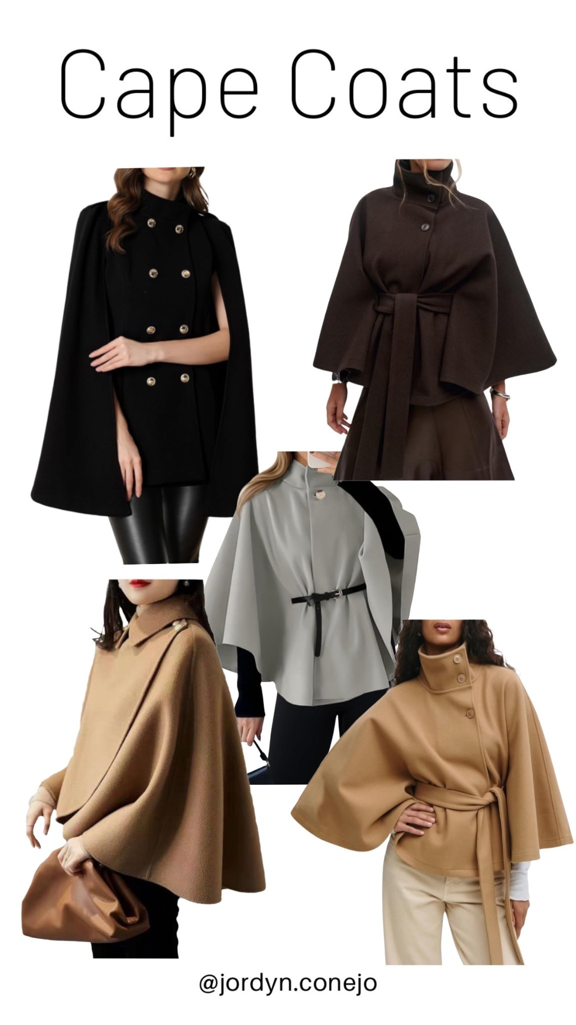 Cape Coats- Outerwear- Office Coat- High End Fashion Inspired- Winter Coats 

#LTKMidsize #LTKootd #LTKWorkwear