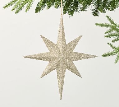 German Glitter Starburst Ornament | Pottery Barn (US)