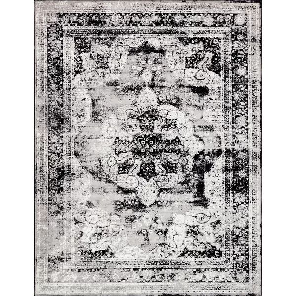 Brandt Oriental Black Area Rug | Wayfair North America