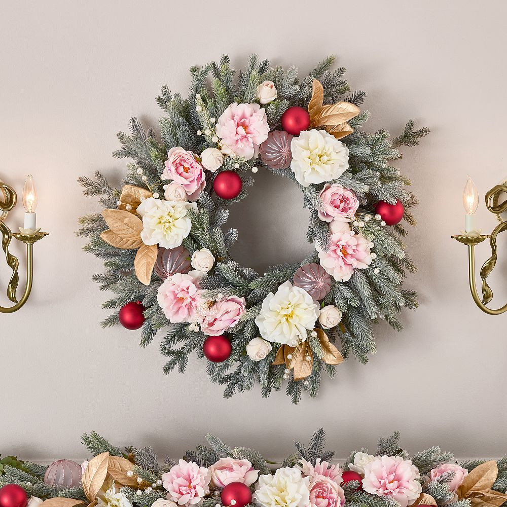 LoveShackFancy Floral Seasonal Wreath (29") | Pottery Barn Teen