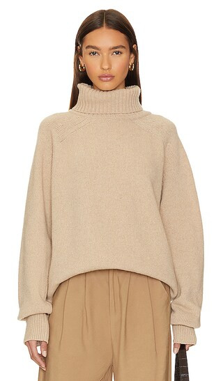 Rudeneja Turtleneck in Beige | Revolve Clothing (Global)
