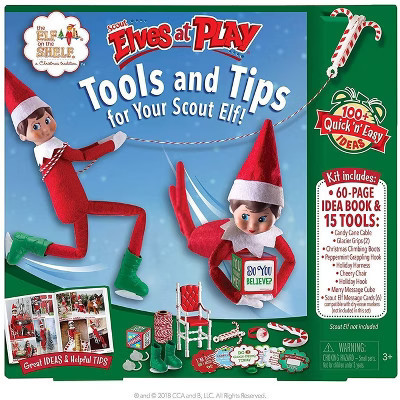 Elf on the Shelf Scout Elves at Play Kit, Includes Idea Book & Elf-Sized Tools, Ages 3+ | Target