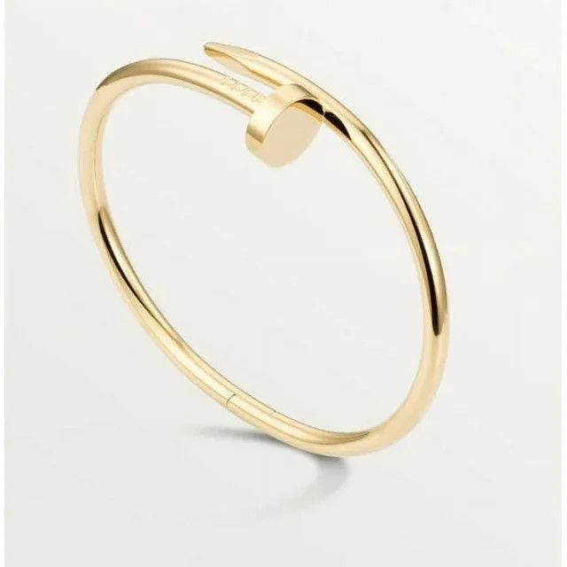 Nail Bracelet Gold Size 19cm | Walmart (US)