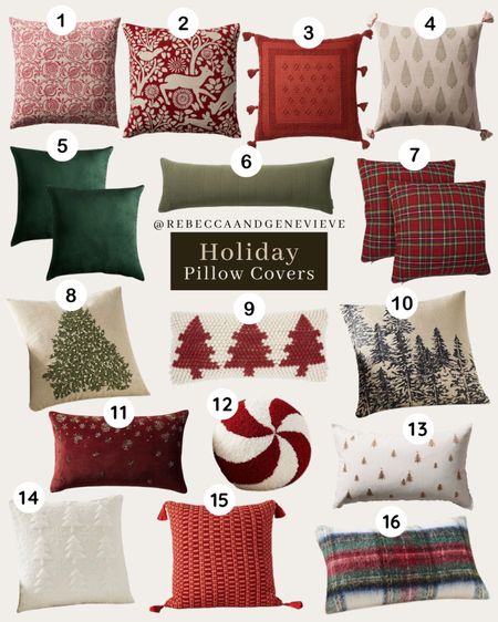 Christmas pillow covers for all! #christmasdecor #holidaydecor #pillowcovers #throwpillow 

#LTKhome #LTKSeasonal #LTKHoliday