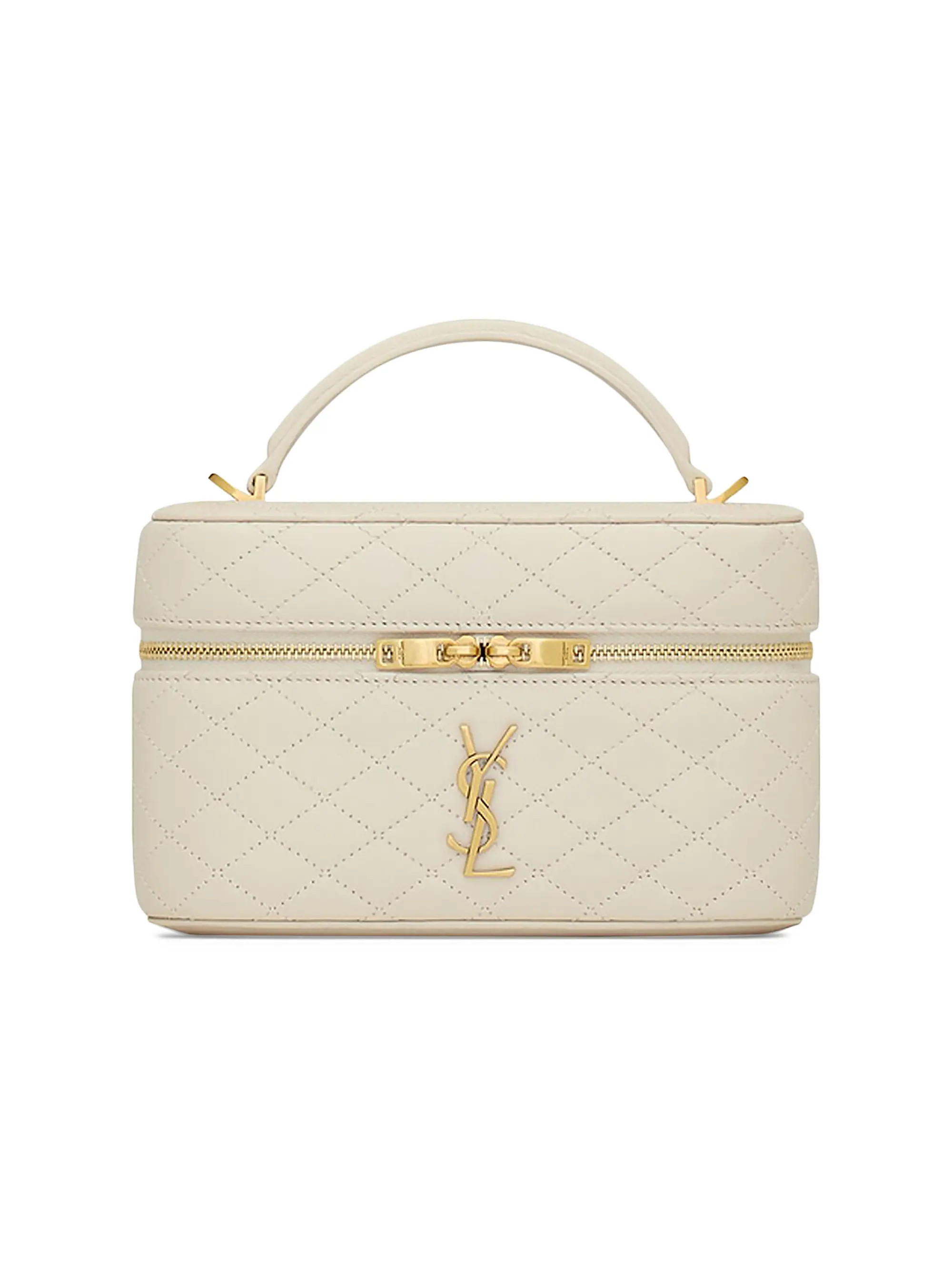 Saint Laurent Gaby Mini Vanity Bag in Lambskin | Saks Fifth Avenue | Saks Fifth Avenue