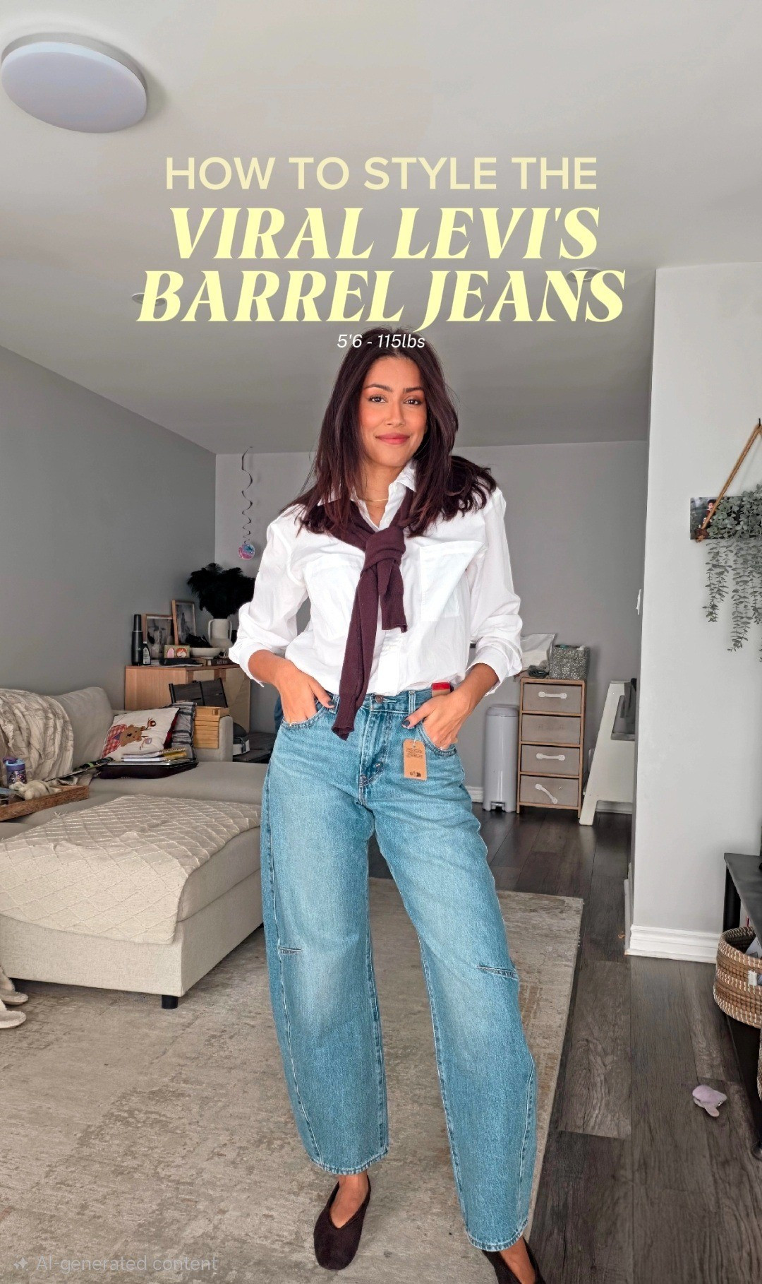 Levis Barrel cinch waist jeans#levis 

#LTKcanada #LTKsummer #LTKstyletip