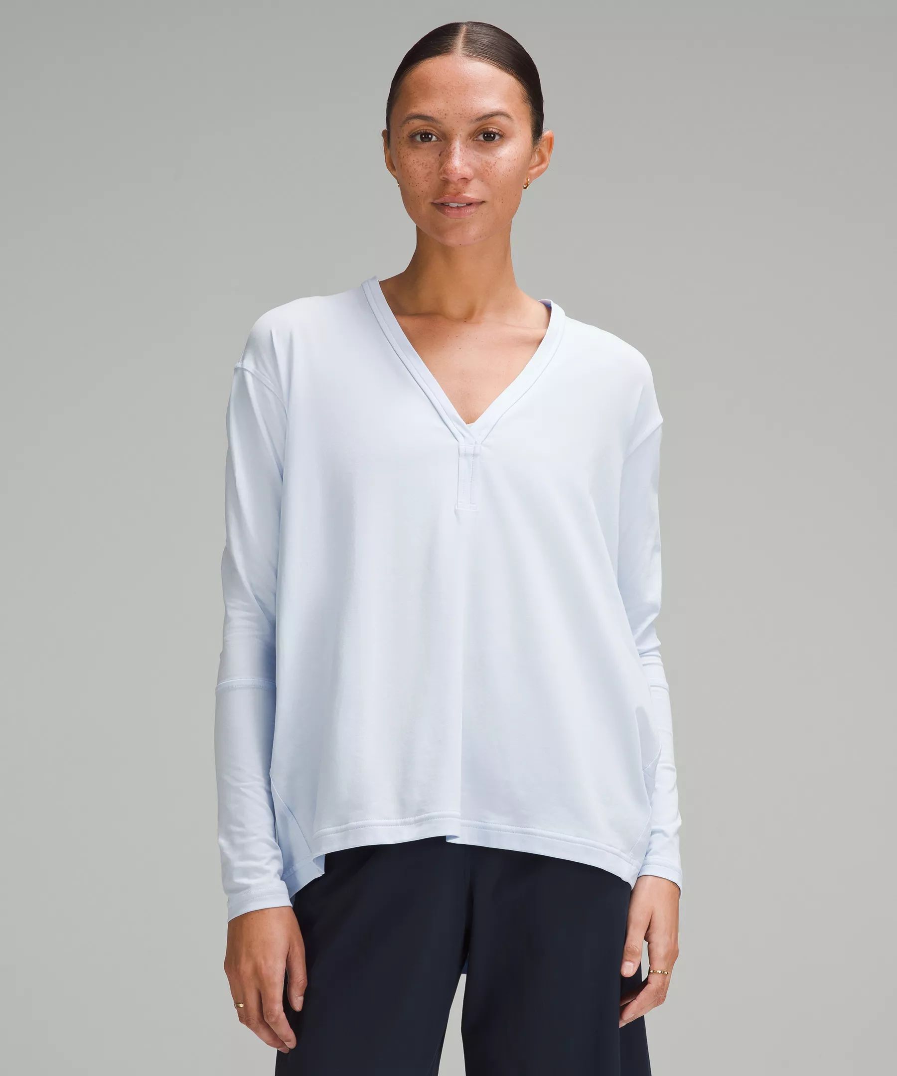 Back In Action V-Neck Long-Sleeve Shirt | Women's Long Sleeve Shirts | lululemon | Lululemon (US)