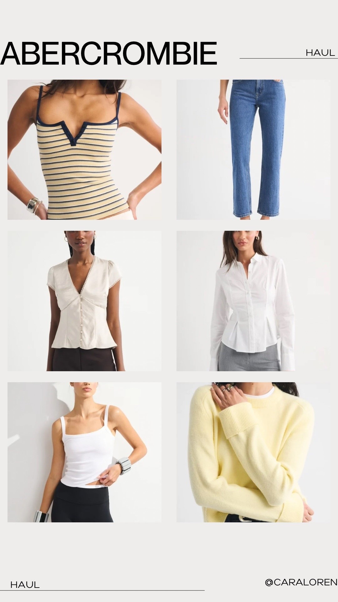 Yesterday’s @abercrombie haul ✔️

Button ups xs
Jeans 24
Tank xs
Sweater small



#LTKSaleAlert #LTKootd