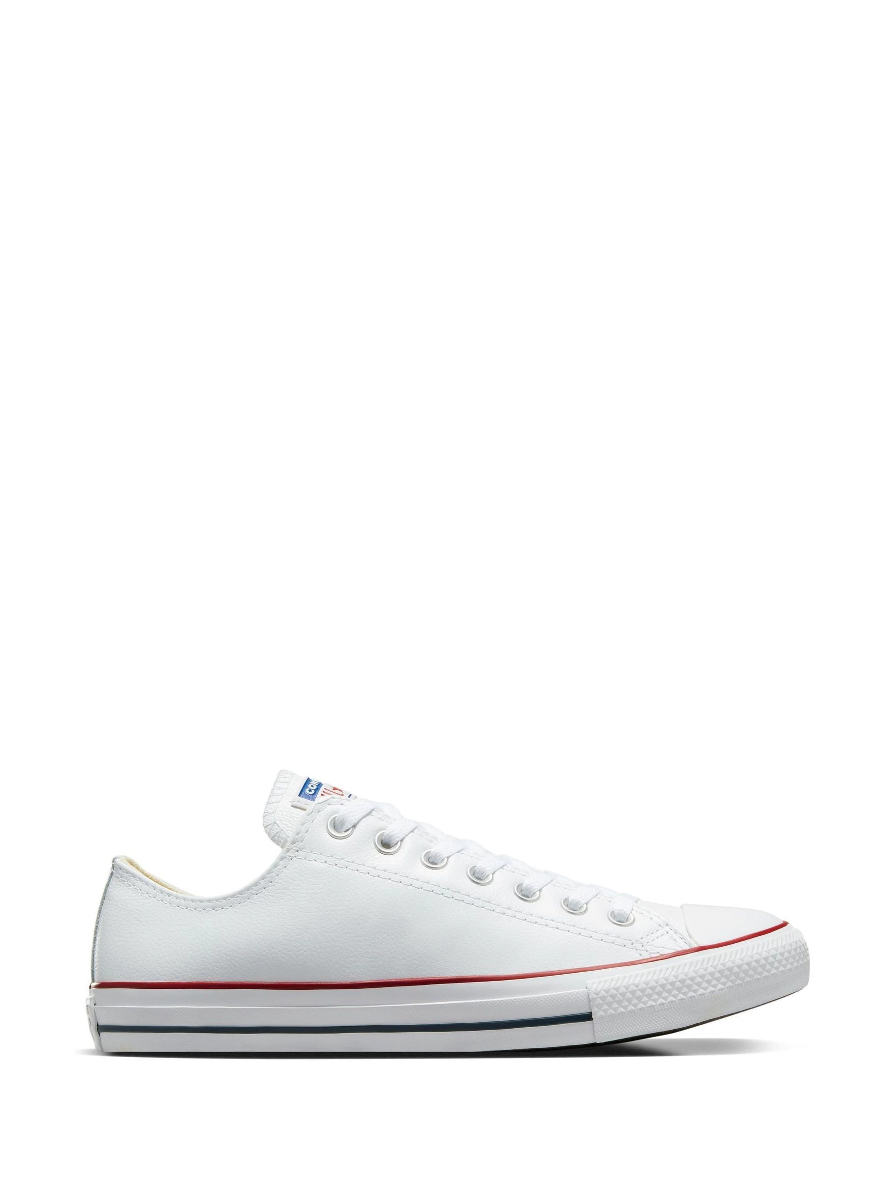 Converse Converse White/Red Chuck Ox Trainers | Next US