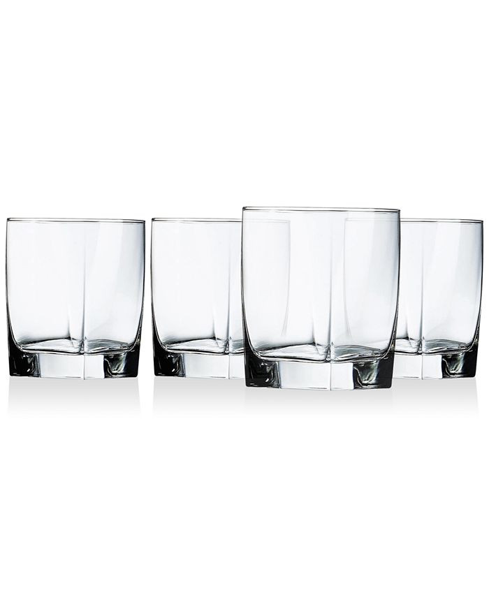 Luminarc Sterling 13oz Double Old-Fashioned Glasses, Set of 4 & Reviews - Glassware & Drinkware -... | Macys (US)