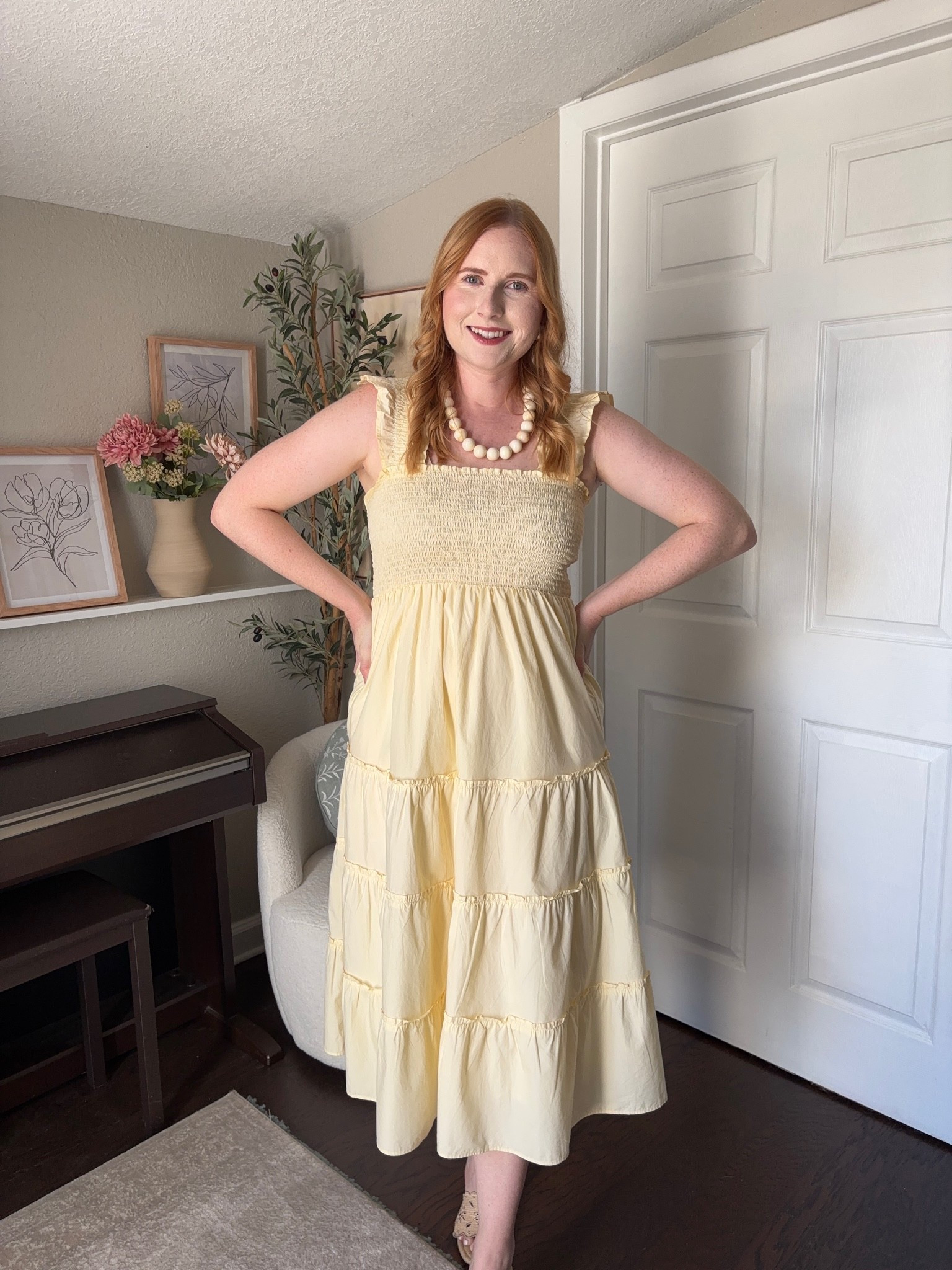 @onequince dress size medium, vacation dress, smocked dress

#LTKootd #LTKgrwm #LTKMidsize