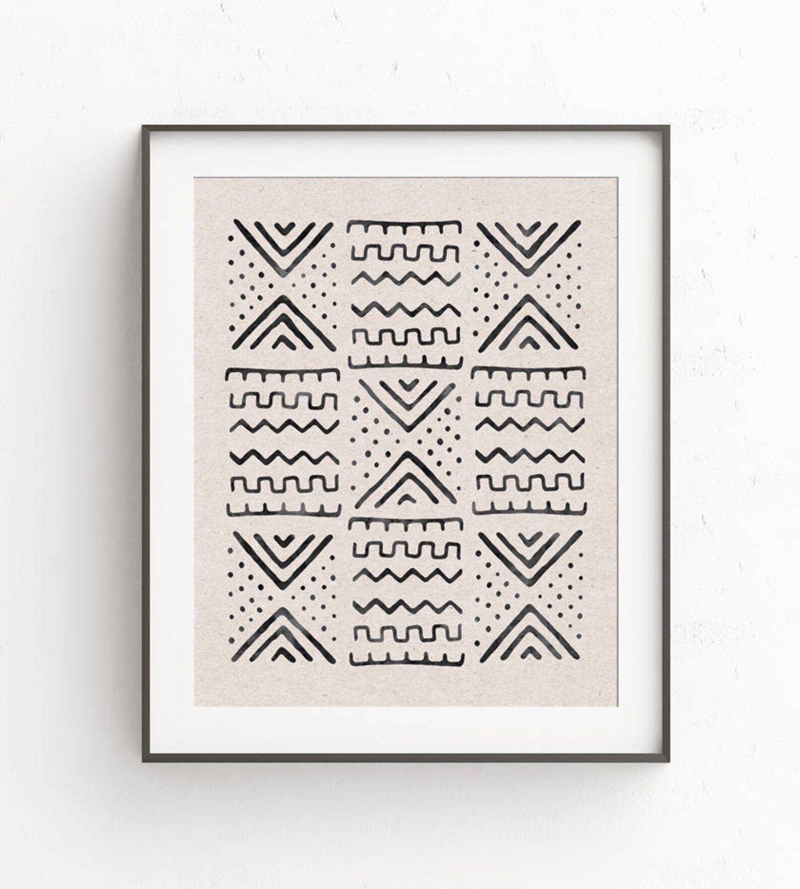 Mudcloth Art, Digital Print, Geometric Printable, Tribal Print, Instant Download, Aztec Print | Etsy (CAD)
