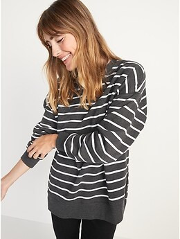Oversized Vintage Tunic Sweatshirt for Women | Old Navy (US)