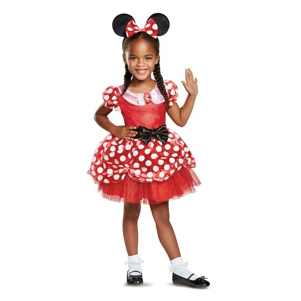 Disguise Disney Red Minnie Mouse Toddler Classic Halloween Costume - Walmart.com | Walmart (US)