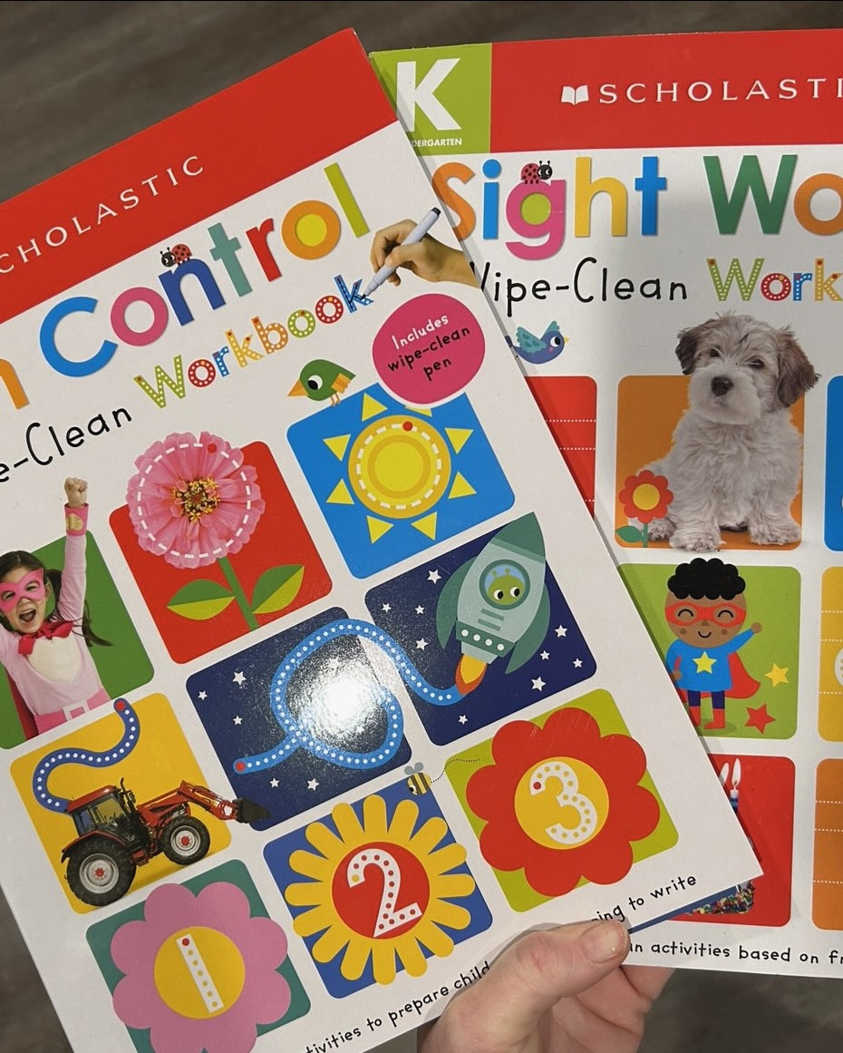 Anyone remember the book fair?? 😂 I got these for my daughter and she is loving them! We work together through the sight words but today she sat down and did the entire pen control one all on her own. 
#learningtools #books 

#LTKKids #LTKFamily