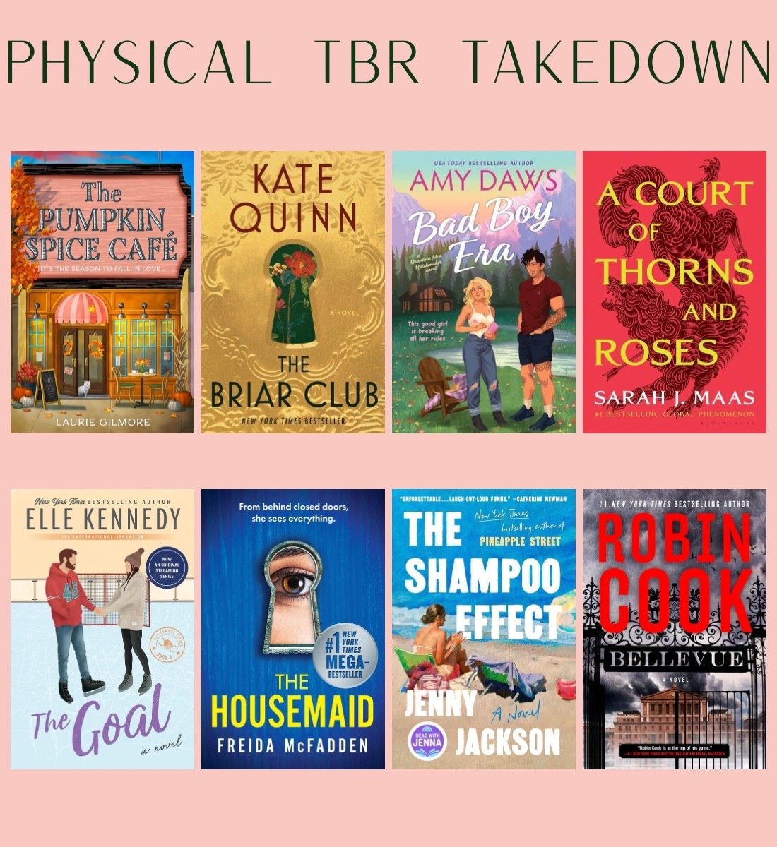 My September Reading Forecast: The 8 books I hope to read this month

Current read: Our Perfect Storm - Carley Fortune

September TBR, to be read, books to read, book recommendations, monthly reads

#LTKHome #LTKdayinmylife #LTKvlog