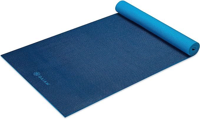 Gaiam Solid Color Yoga Mat, Non Slip Exercise & Fitness Mat for All Types of Yoga, Pilates & Floo... | Amazon (US)
