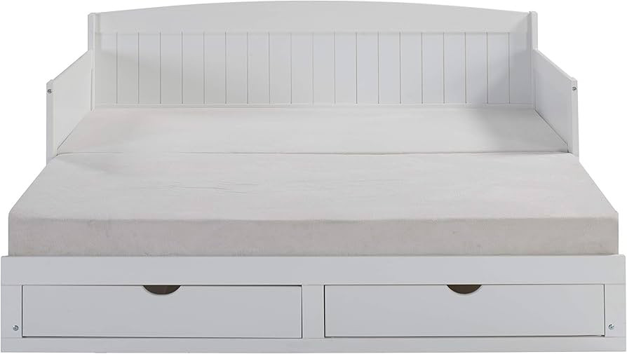 Alaterre Furniture Harmony Daybed, Twin, White | Amazon (US)