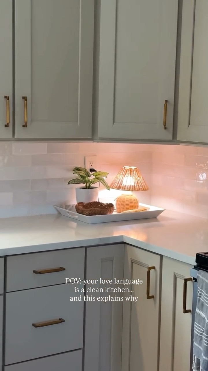 It really does make my whole day better. ✨

If you feel the same way, here’s why:

Women often prefer clean, clutter-free kitchen counters because they act as a visual cue for calm, significantly lowering stress levels and reducing cortisol, which is often elevated by household disorganization. A clear, wiped-down surface provides mental clarity, a sense of control, and a “fresh start” feeling, while also being hygienic and preventing pest attraction. 

Key reasons for favoring clean counters include:
Stress Reduction: Studies indicate that women in cluttered homes have higher cortisol levels throughout the day; a clear space helps reduce anxiety and fosters a sense of peace.

Mental Calm & Order: A tidy kitchen acts as a “reset” button, creating a serene environment that can make the entire home feel more organized.
Functional Efficiency: It provides,clean, ready-to-use space for cooking, meal preparation, or entertaining guests.

Visual Satisfaction: A clean, shining surface acts as a visual reward, often serving as a mental signal that the day’s chores are finished.

Hygiene & Safety: Clean counters prevent the buildup of crumbs and food debris, reducing the risk of pests and,foodborne illness. 

#Kitchendesign #minimalmovement #homeinterior

#LTKmorningroutine #LTKHome