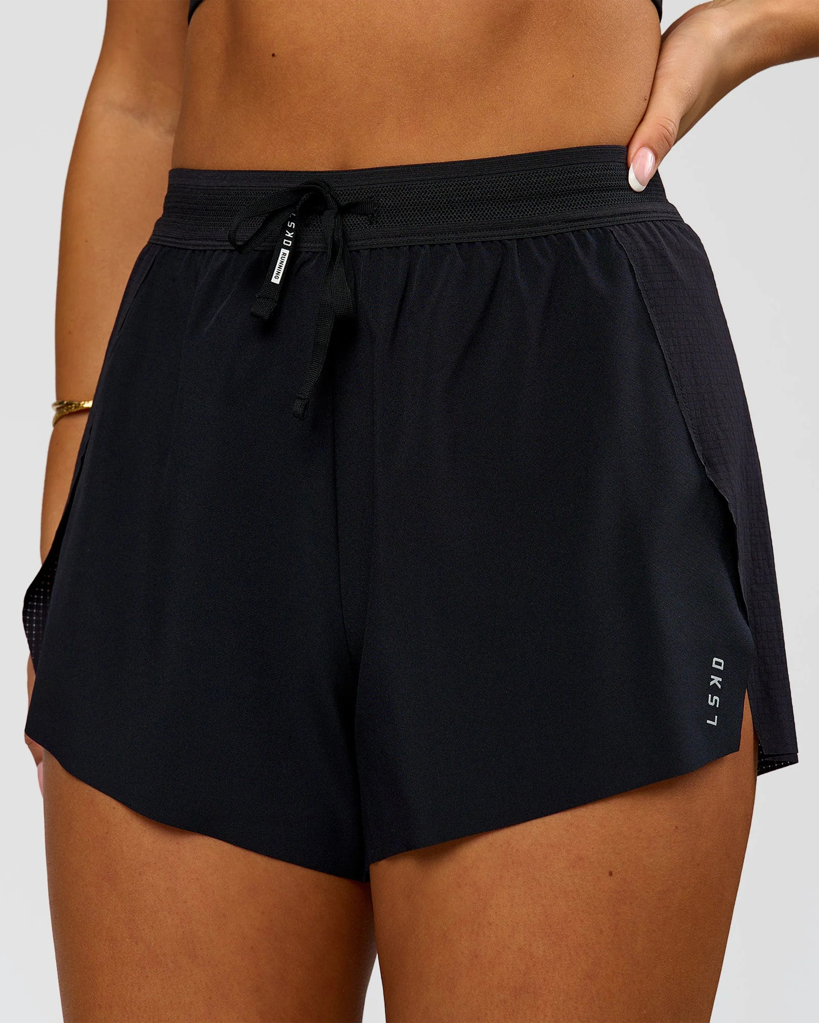 Accelerate 3" High-Rise Running Short - Black | LSKD | LSKD