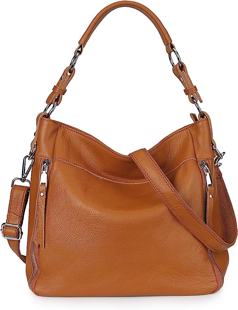 Yaluxe Womens Crossbody Bag Genuine Leather Shoulder Bag Stylish Purse | Amazon (US)