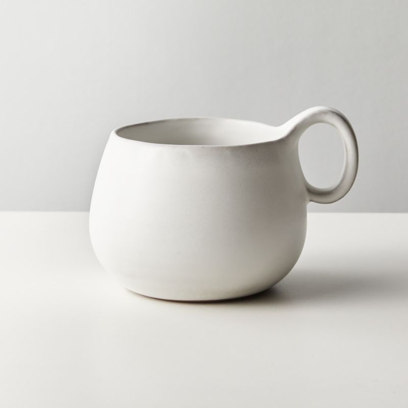 Madera Modern White Coffee Mug + Reviews | CB2 | CB2
