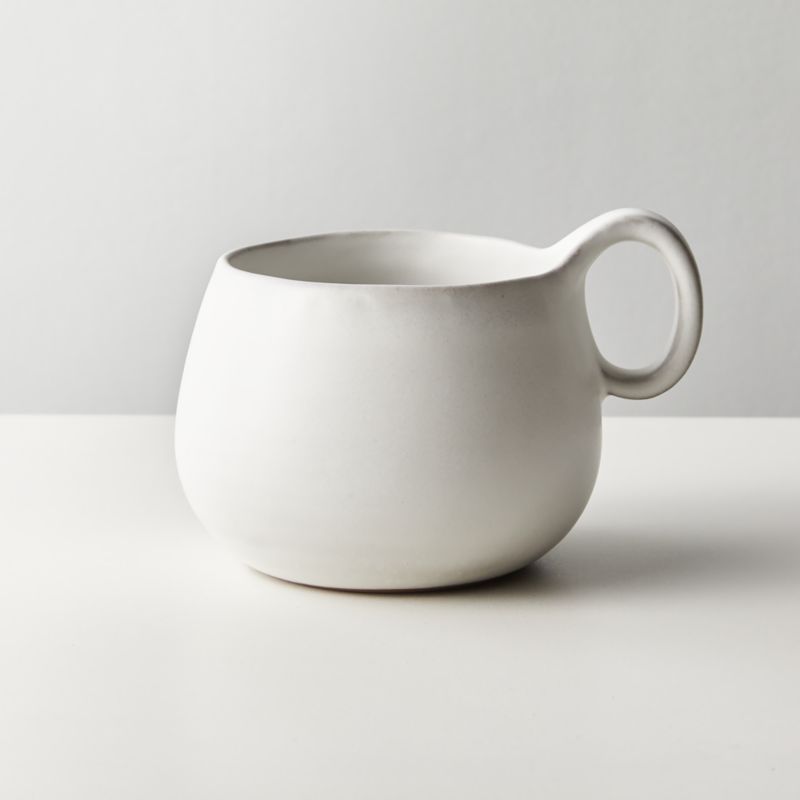 Madera White Mug | CB2 | CB2