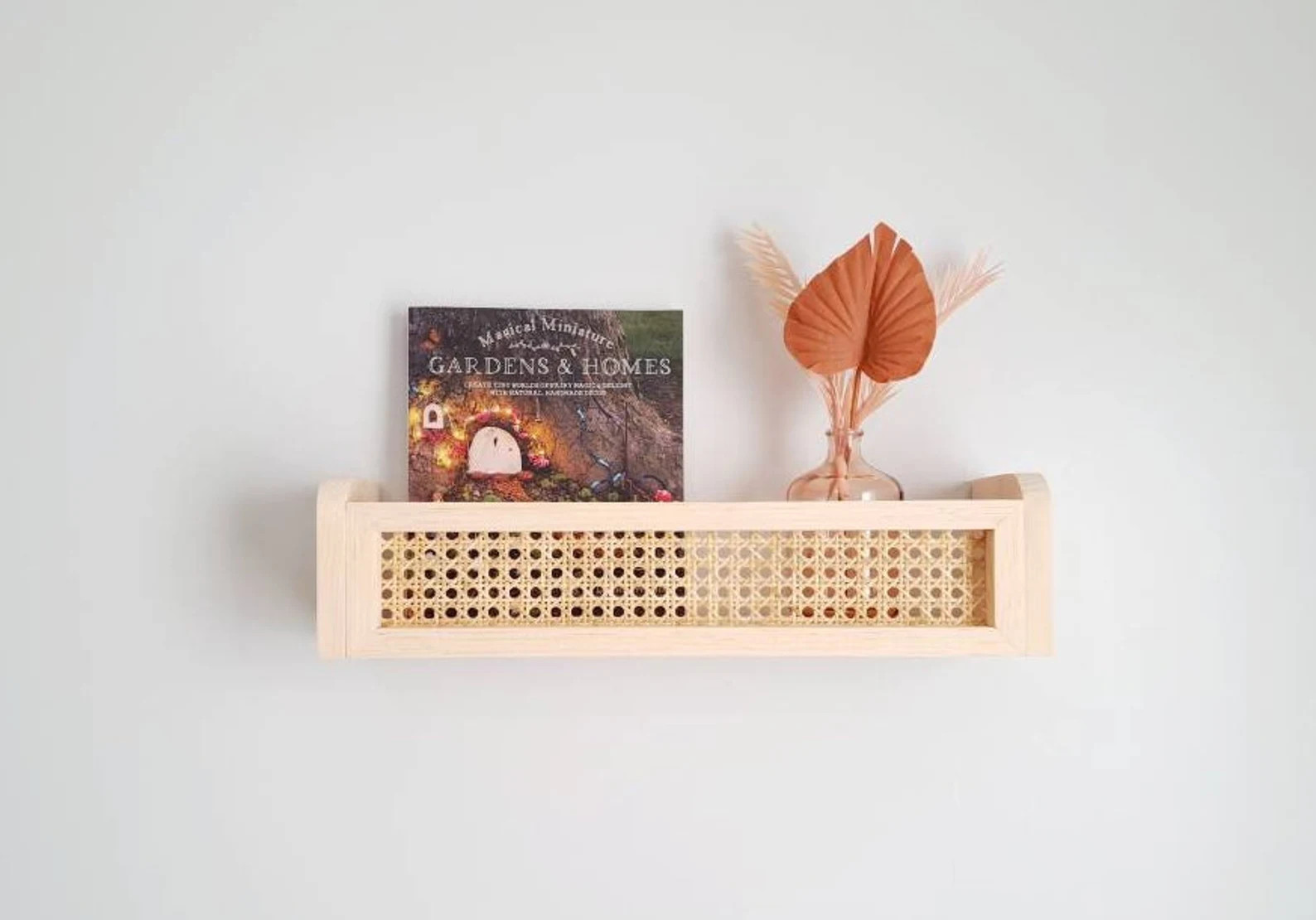 Montessori Bookshelf | Rattan Bookshelf | Nursery Bookshelf | Rattan Shelf | Nursery Shelves - Et... | Etsy (US)