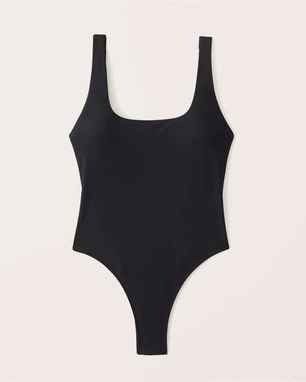 90s Squareneck One-Piece Swimsuit | Abercrombie & Fitch (US)