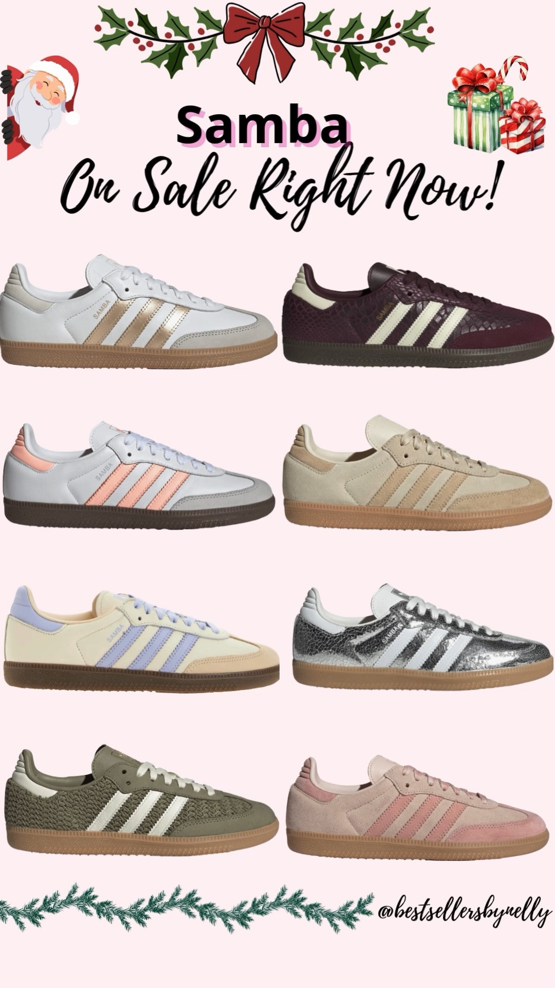 Adidas Sambas finally on sale 🙌✨ The most-wanted everyday sneaker for winter outfits, school pick-ups, travel days, and casual looks. 
Sharing the best colorways still in stock + other top sneakers marked down right now (New Balance, Nike,..)👏👏


adidas samba
adidas samba sale
adidas samba on sale
samba sneakers
adidas sneakers women
On cloud sneakers 
samba white sneakers
trending sneakers 2025
best sneakers for women
sneaker deals
sneaker sale
winter sneakers women
adidas samba black
adidas samba white
adidas samba beige
adidas samba dupes
casual sneakers
new balance sneakers sale
nike sneakers sale
reebok sneakers sale
everyday sneakers
travel sneakers women
school run sneakers
neutral sneakers
comfort sneakers women
black and white sneakers
classic sneakers
fashion sneakers women
New balance sale finds
best selling sneakers

#LTKfitnessgoals #LTKActive #LTKselfcare