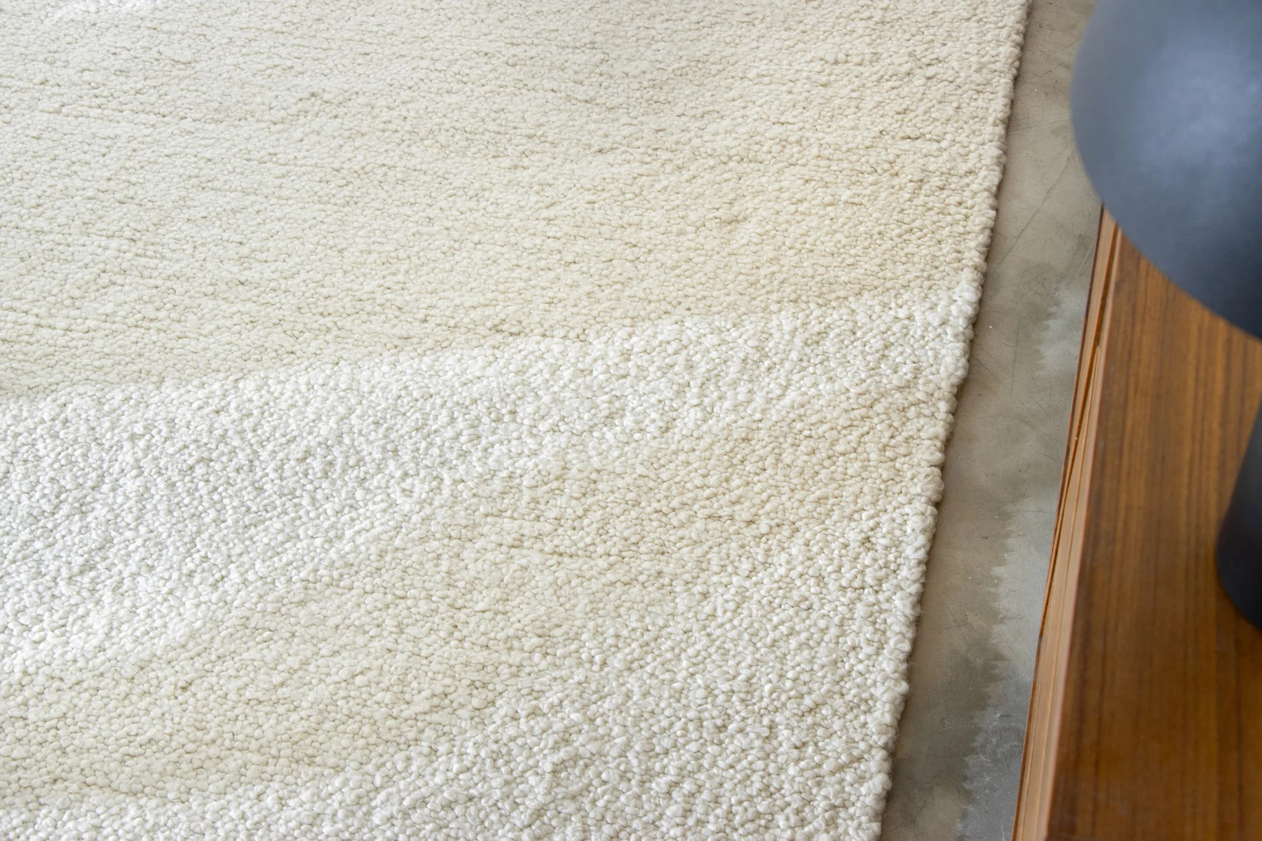 Recycled Polyester Flatweave Rug, Cream & Off-White - Sweatshirt | Revival Rugs Inc