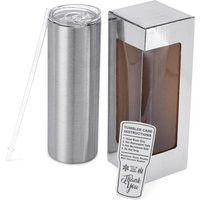 Stainless Steel 20 Oz Pre-Sanded Tumbler With Straw & Lid, For Crafting Diy Personalization - Epoxy, Uv Dtf, Vinyl, Laser Engraving | Etsy (US)