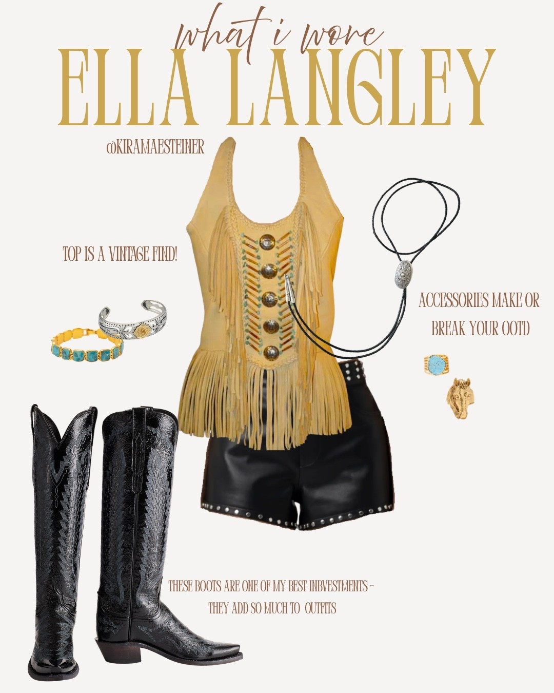 what i wore to ella langley concert! bolo a from november maker (linked similar)

#LTKgrwm #LTKootd #LTKTall