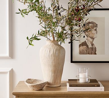Textured White Vase | Pottery Barn (US)