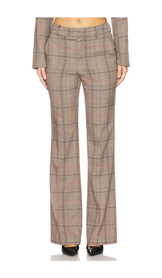 Bonnie Pant in Brown Plaid Multi | Revolve Clothing (Global)
