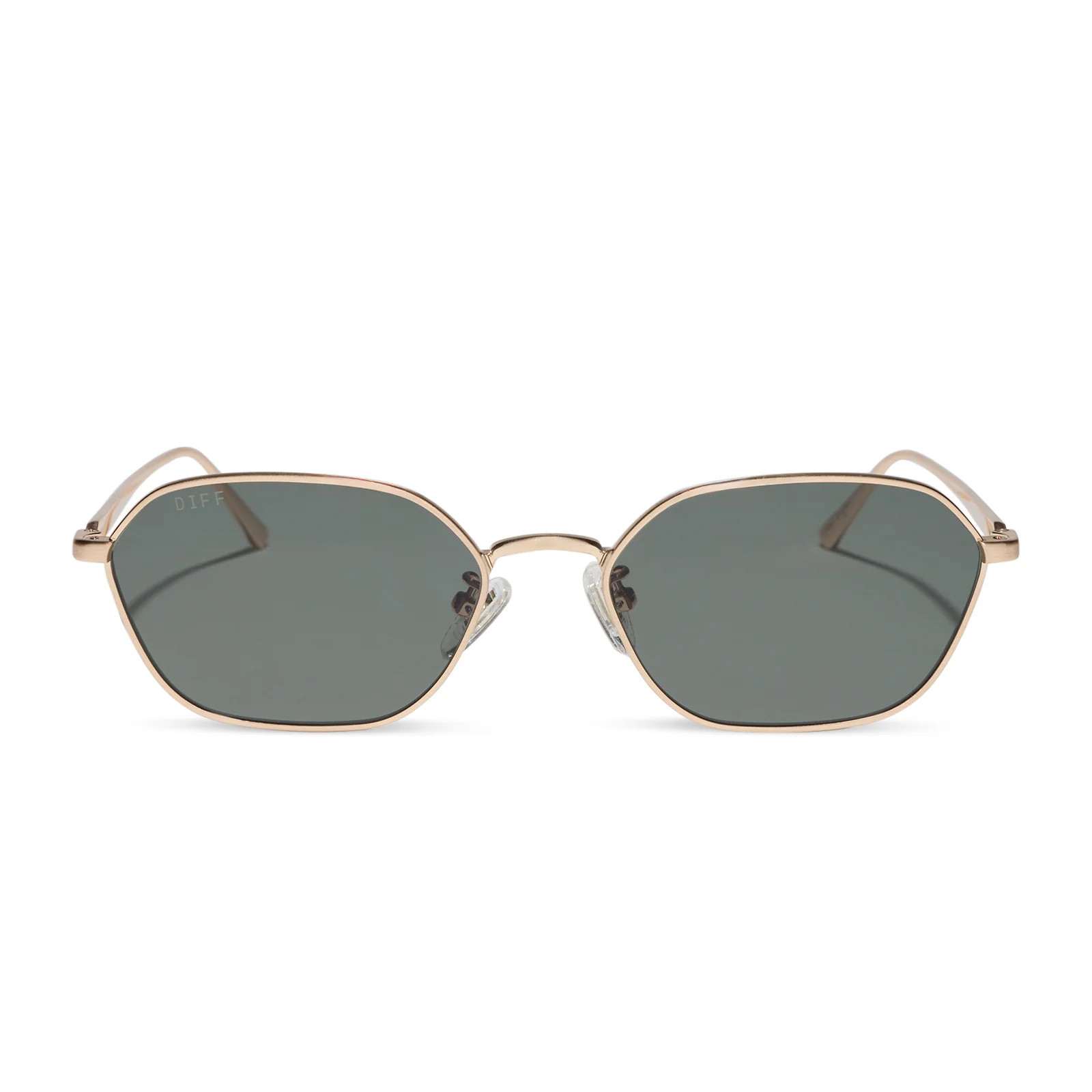KENNEDY - BRUSHED GOLD + G15 SUNGLASSES | DIFF Eyewear