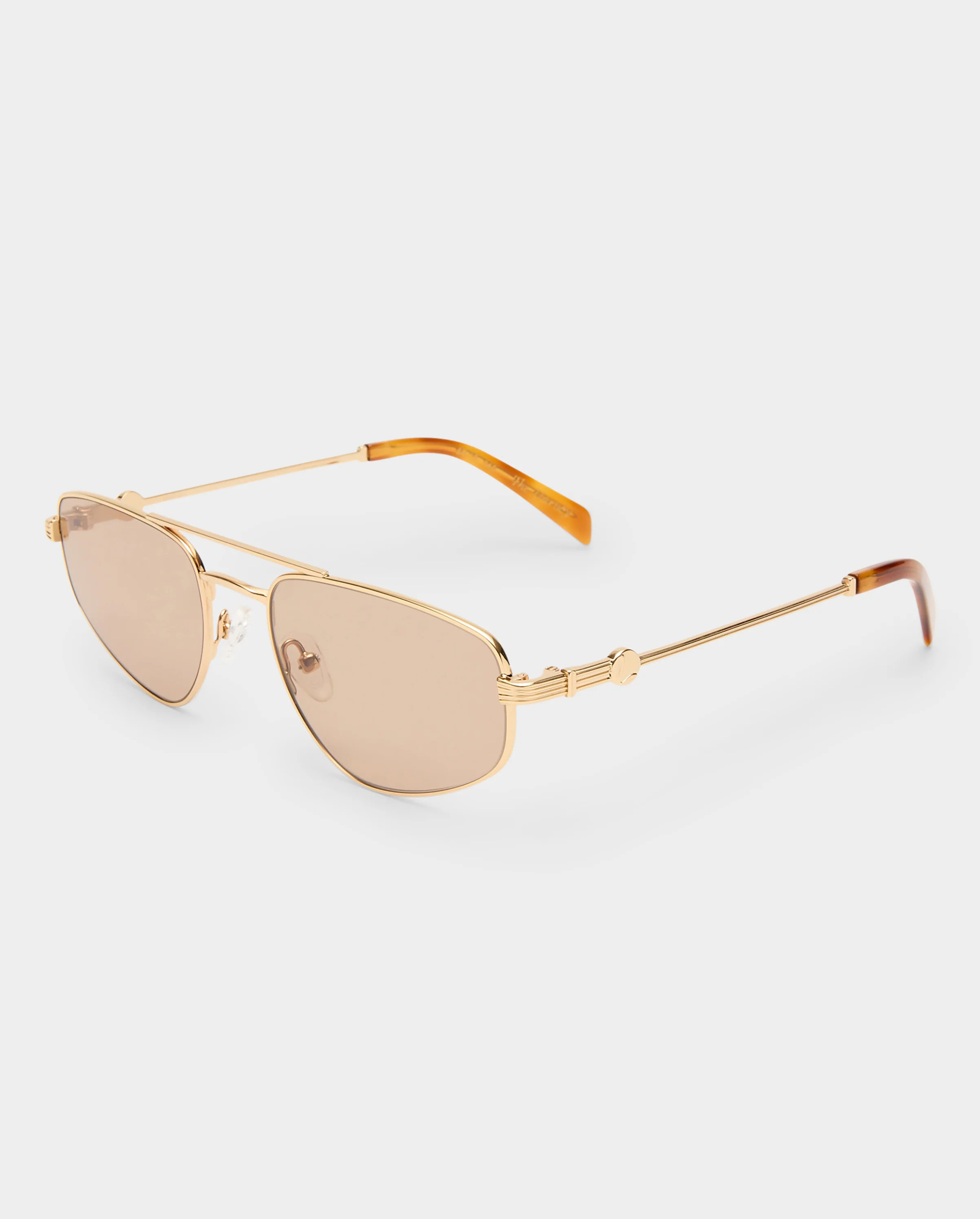 The Harvey Gold Female Aviator Sunglasses | Luv Lou | Luv Lou