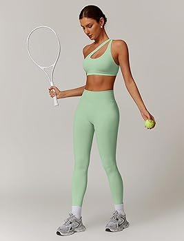 ABOCIW Women Workout Sets Seamless High Waist Scrunch Butt Lifting Gym Leggings Cutout One Should... | Amazon (US)