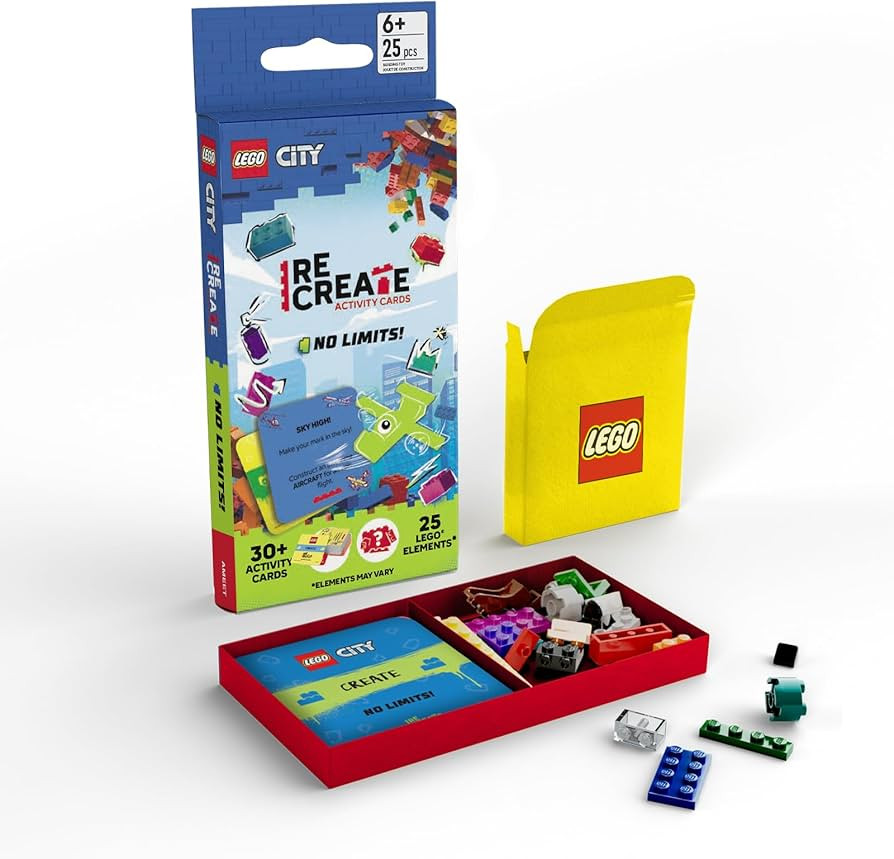 Lego City Recreate Activity Cards – No Limits! | Action Building Game with 30+ Activity Cards &... | Amazon (US)
