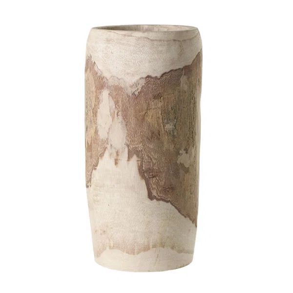 Brina 15.25'' Handmade Wood Table Vase | Wayfair North America