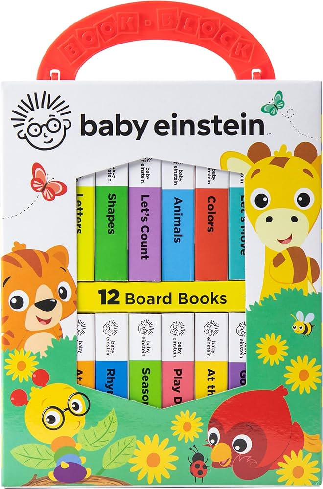 Baby Einstein - My First Library Board Book Block 12-Book Set - First Words, Alphabet, Numbers, a... | Amazon (US)