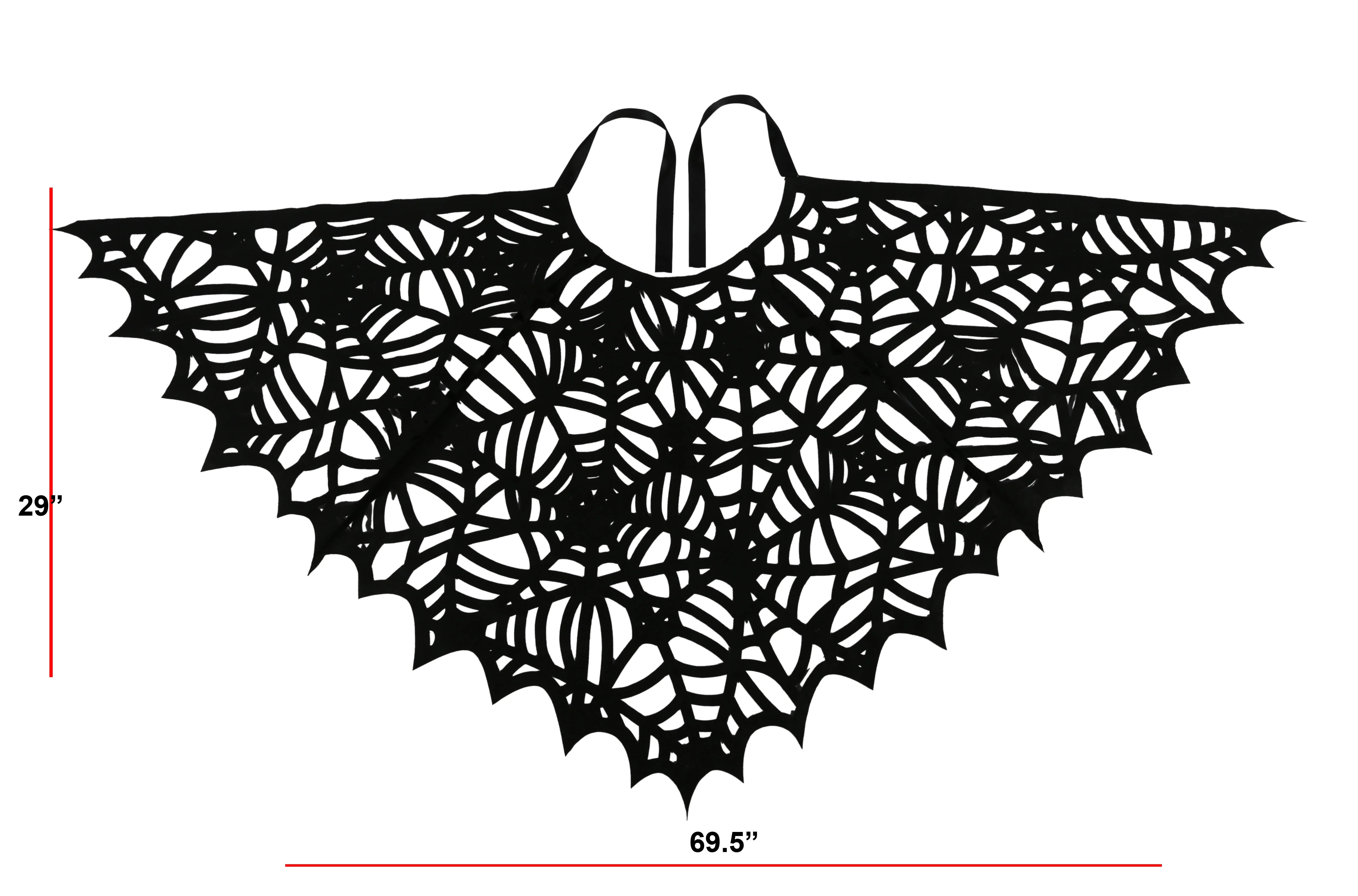 Spiderweb Cape, Halloween Accessory for Adults, One Size Fit, by Way to Celebrate | Walmart (US)