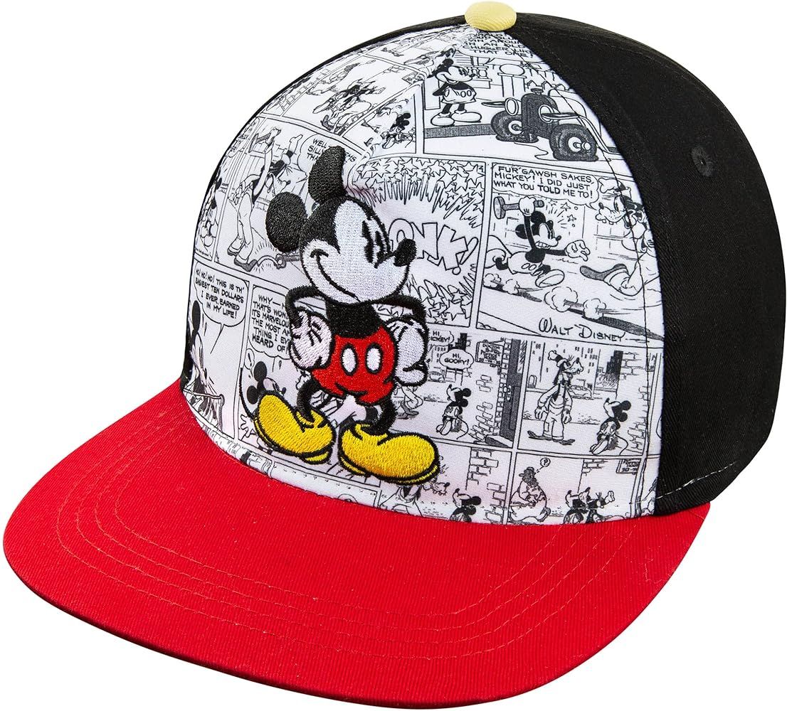 Disney Mickey Mouse Comics Baseball Cap - Sizes Boys 7-12 Years Junior Ages 12-17 Years Mens - Ad... | Amazon (US)