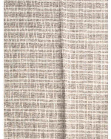 Linen Blend Taupe Throw | TJ Maxx